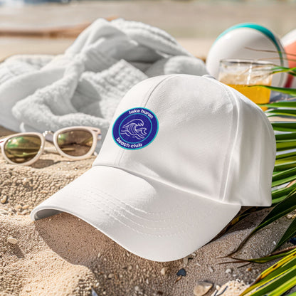 Lake Michigan Beach Club Dad Hat - Aqua