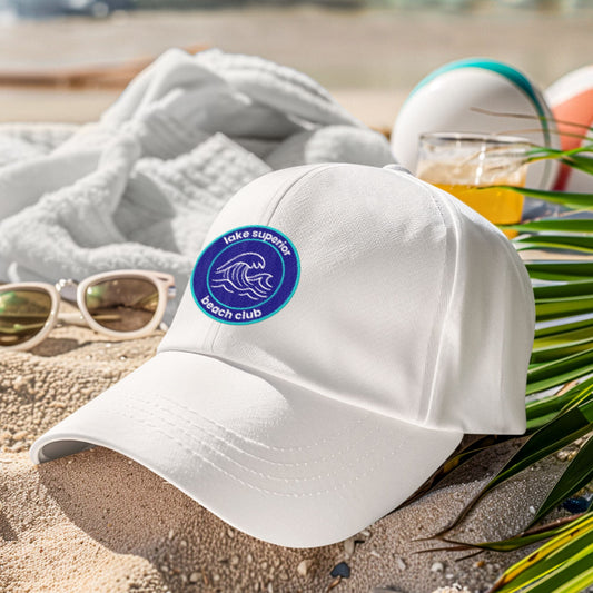 Lake Superior Beach Club Dad Hat - Aqua
